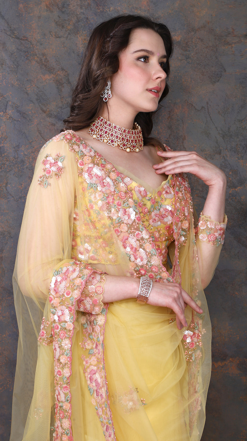 Yellow Saree