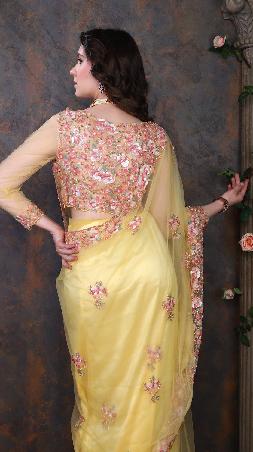 Yellow Saree