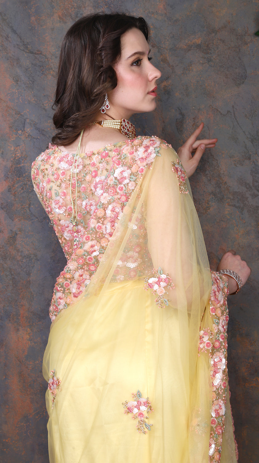 Yellow Saree