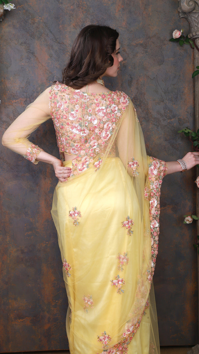 Yellow Saree