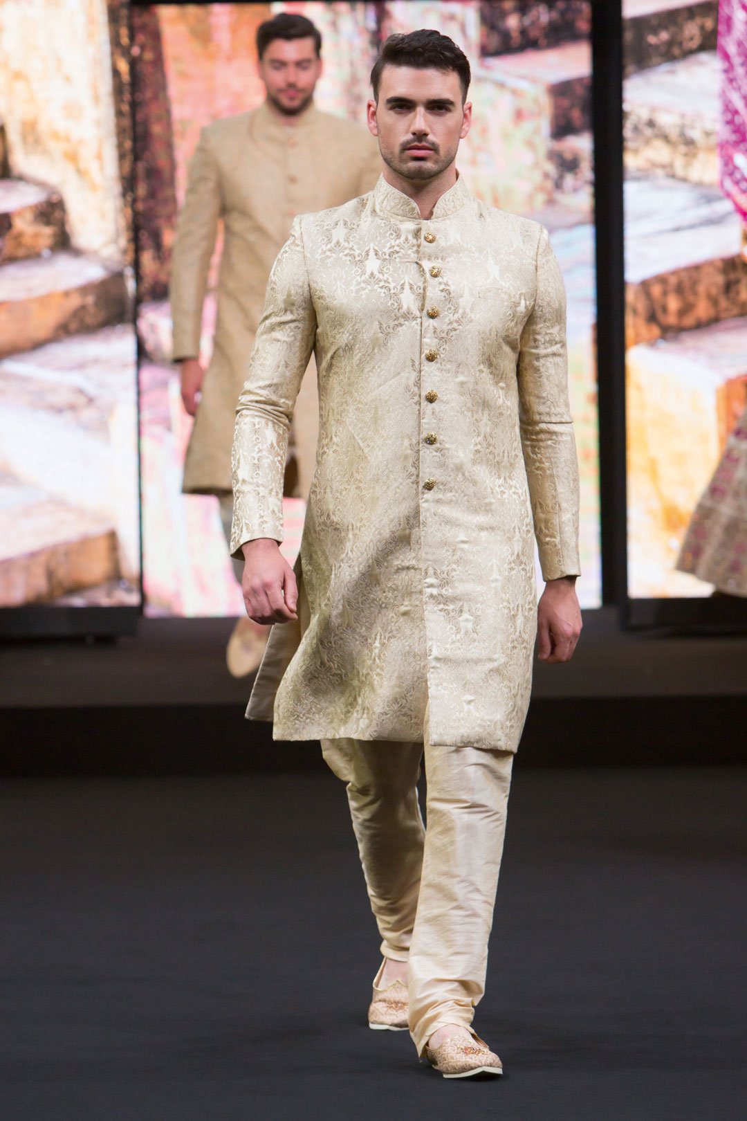 Golden Brocade/Jamawar Sherwani