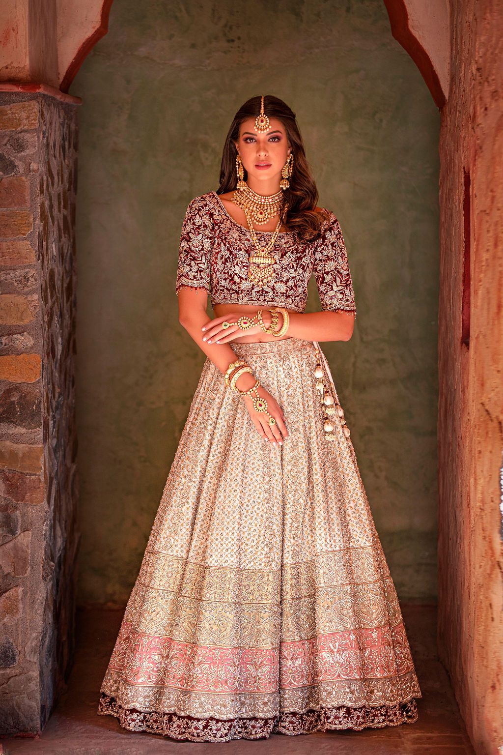 Bridal Kalidar bridal Lehenga