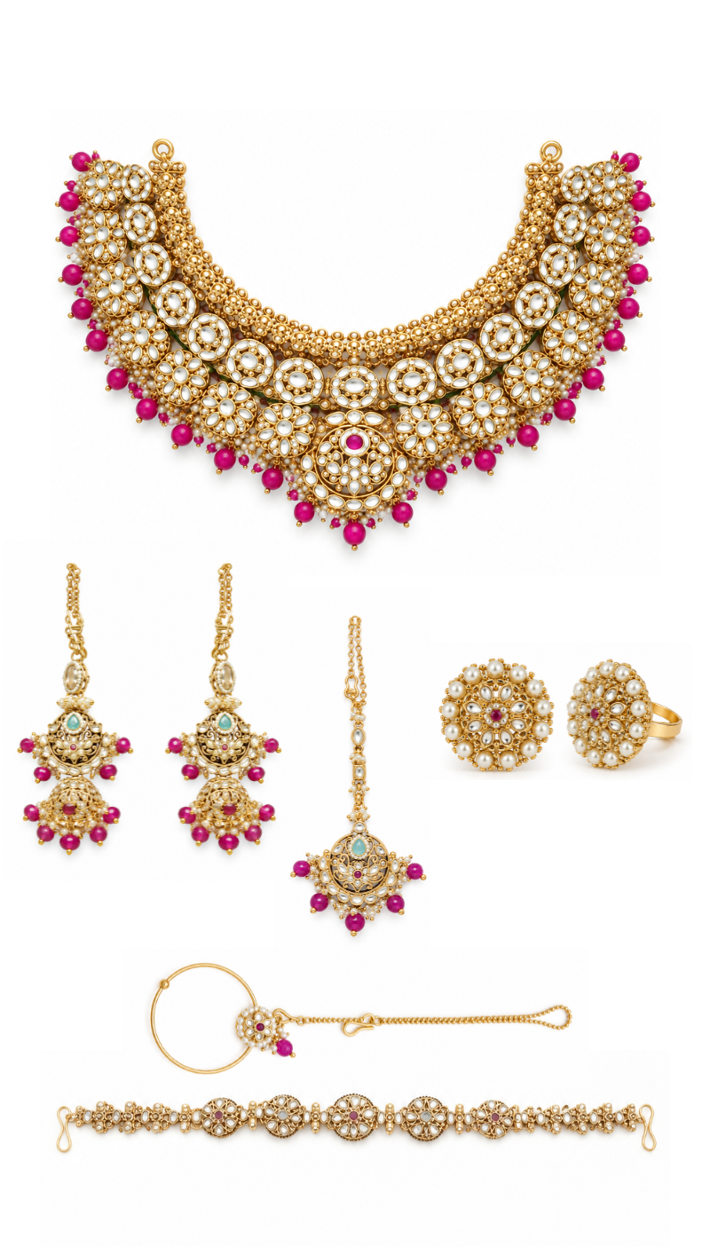 Rani Gulab Bridal Set