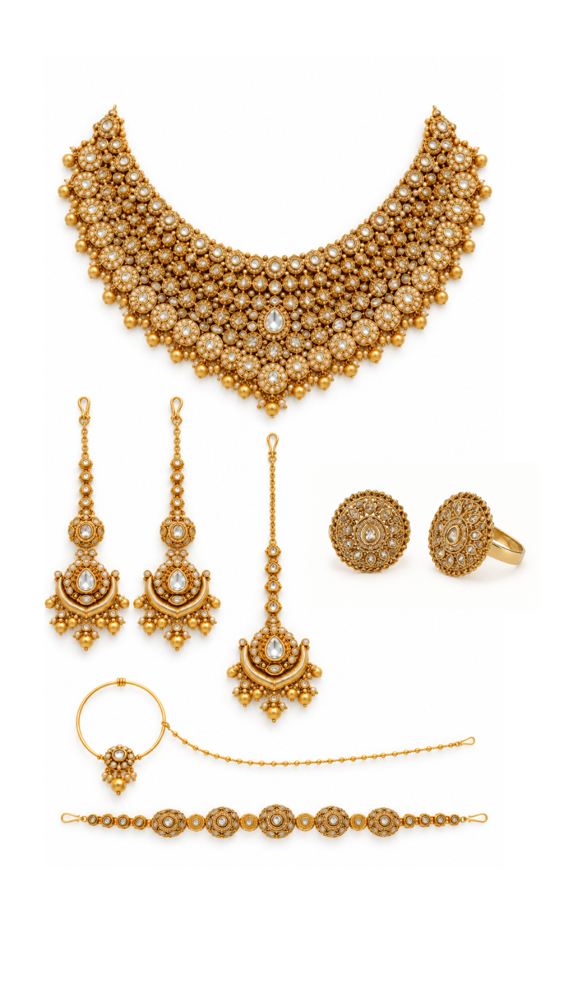 Maharani Polki Bridal Set