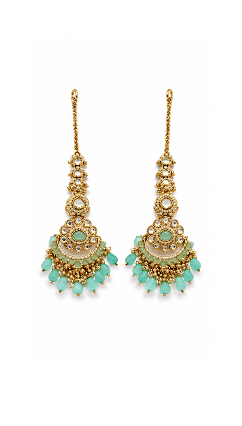 Meher Emerald Bridal Set