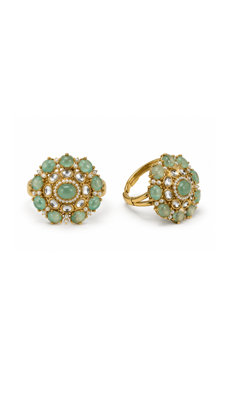 Meher Emerald Bridal Set