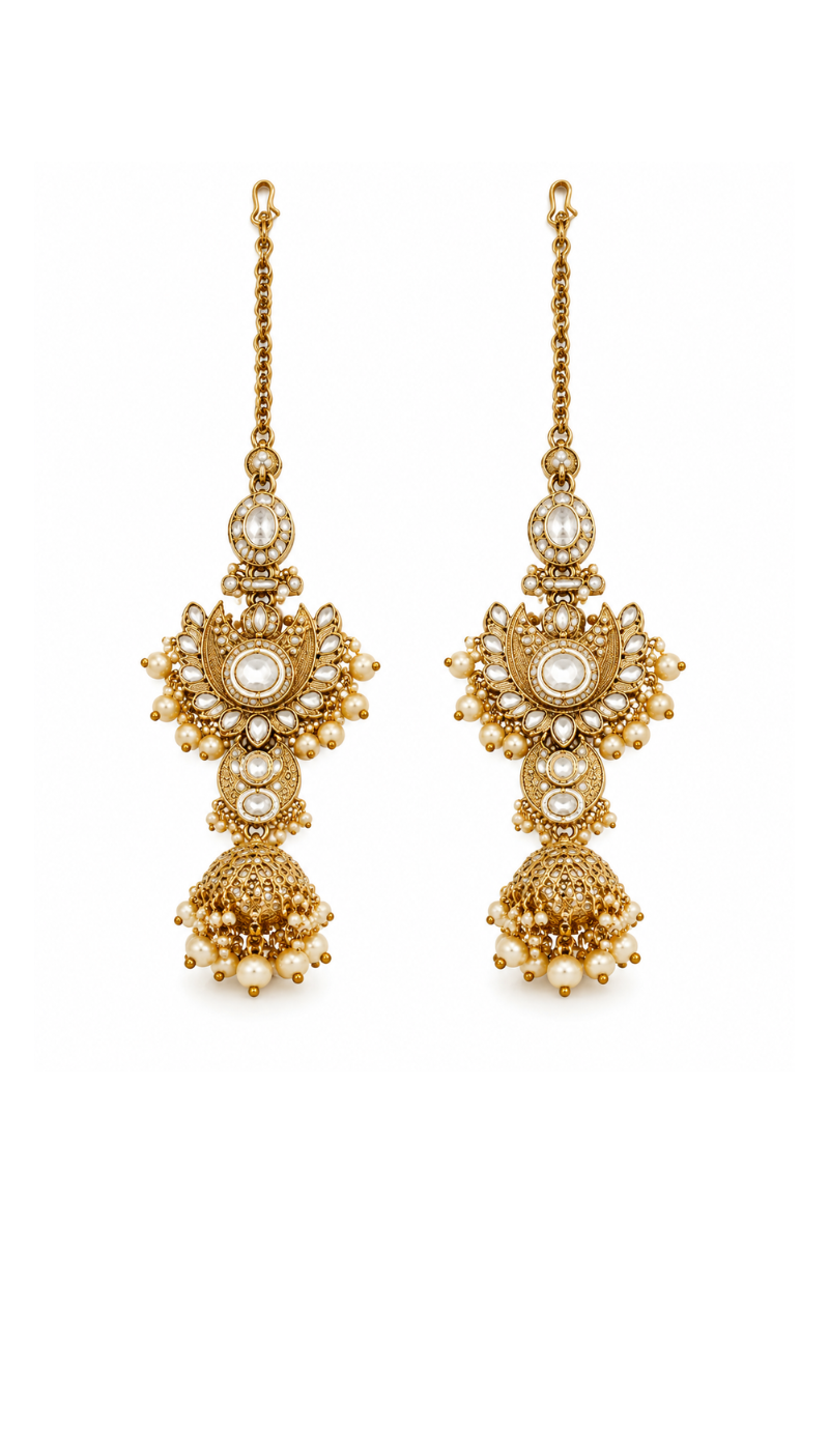 Gold Rajwada Bridal Set