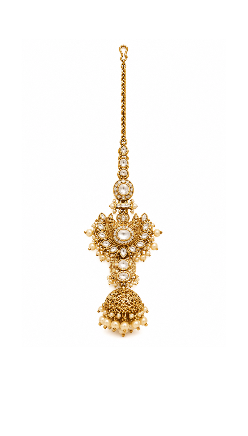 Gold Rajwada Bridal Set