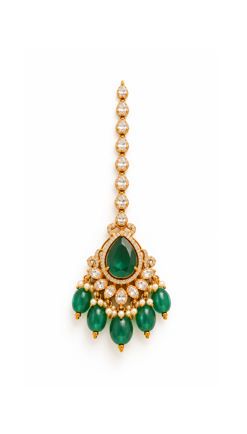 Zareen Emerald Set