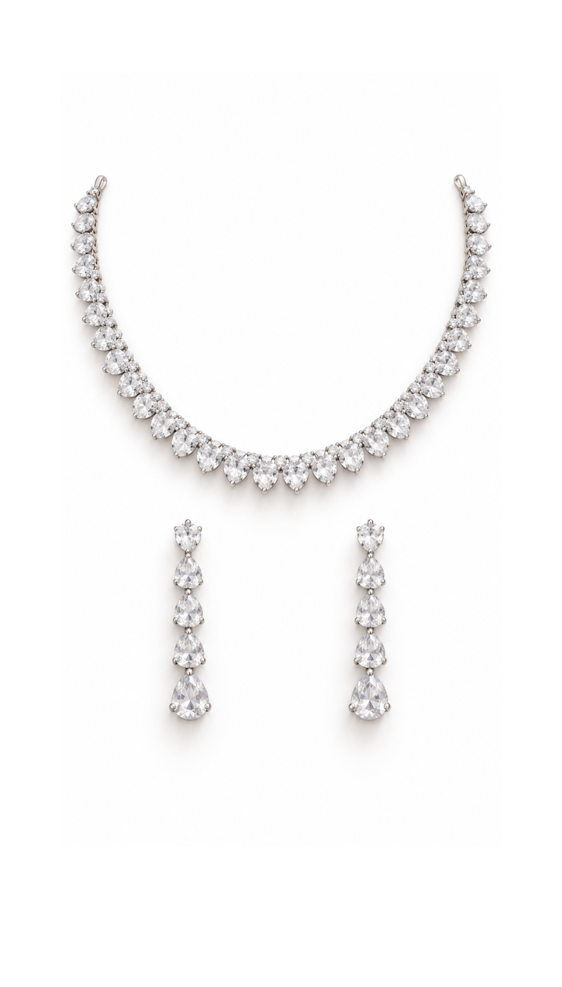 Celestia Crystal Necklace Set