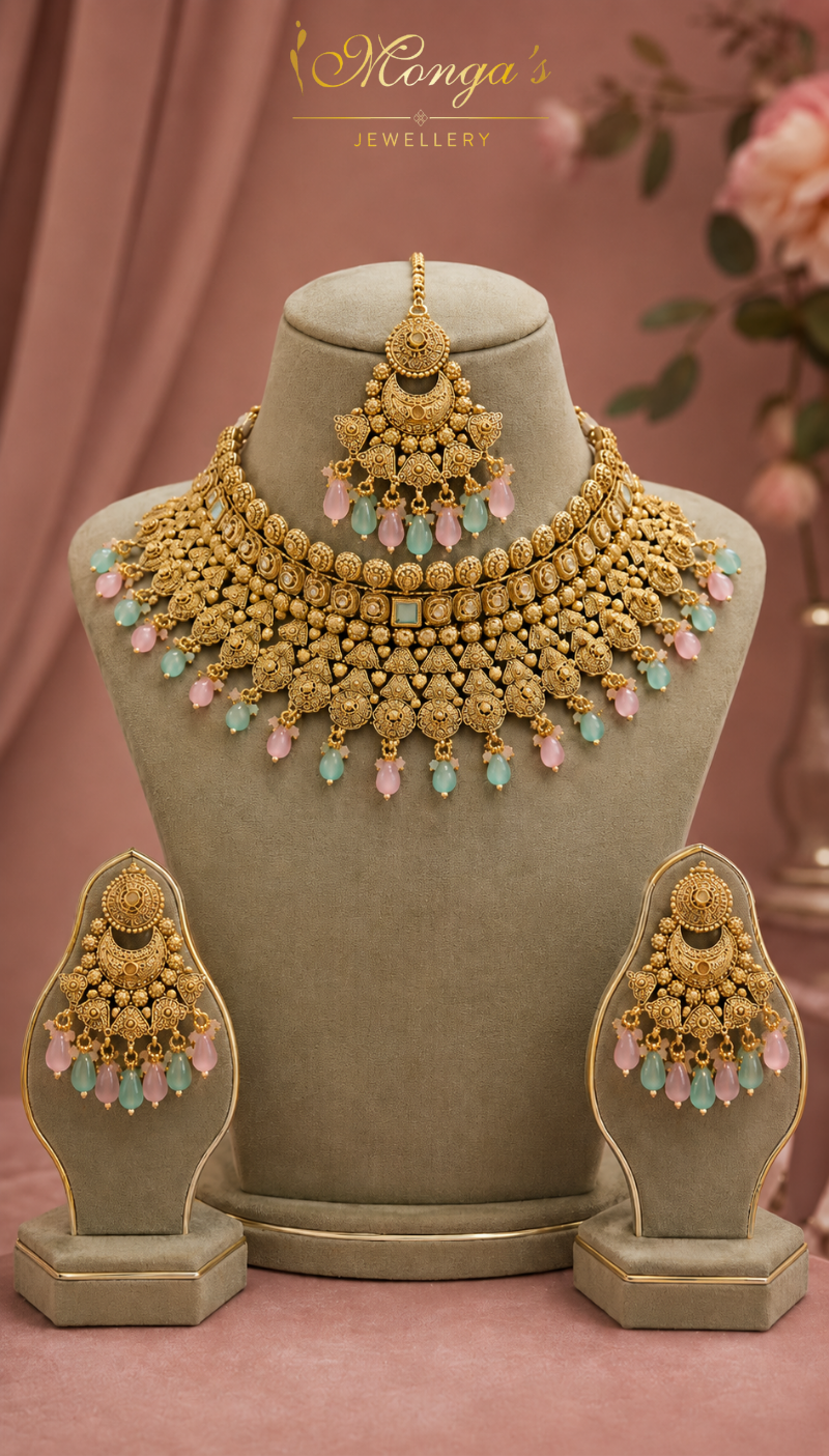PR58-347 PINK AND GREEN