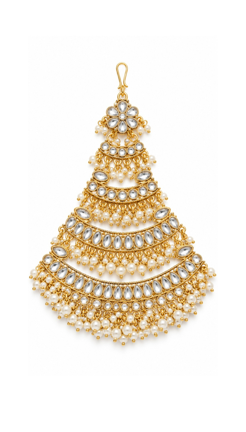 Classic Ivory Chandbali Passa