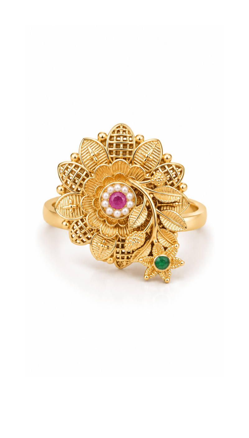 Green Blush Ring