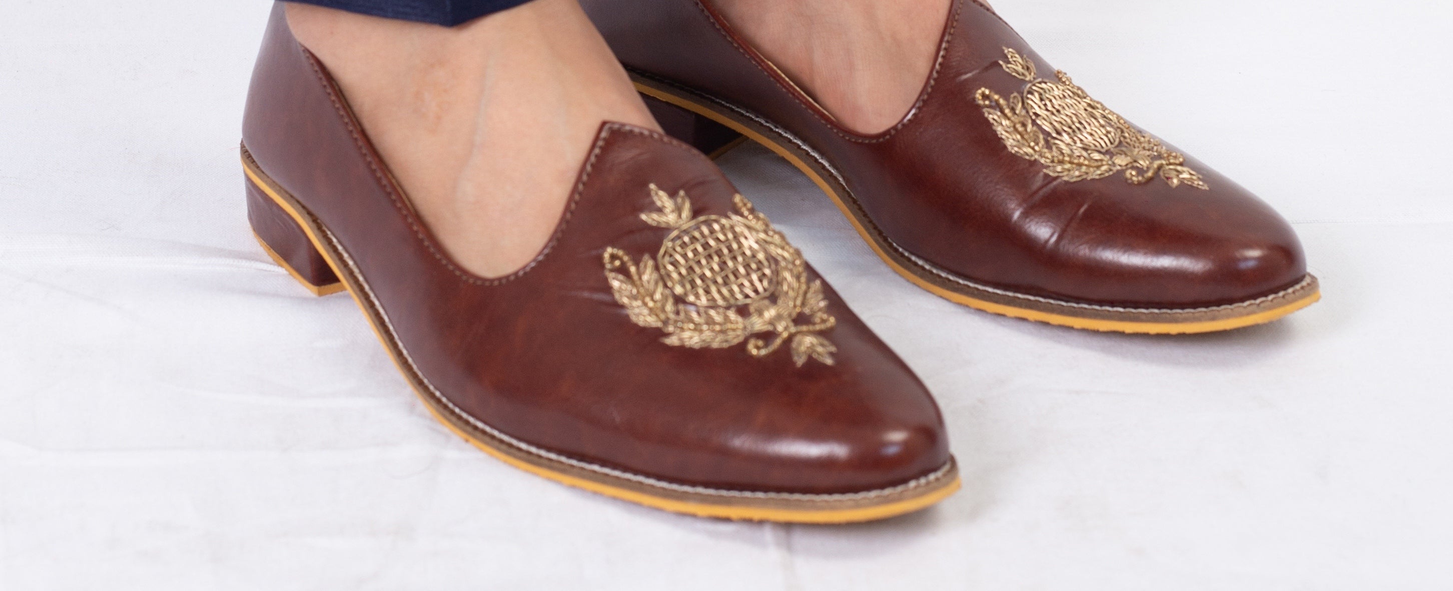 ELEGANT PEACH EMBROIDERY WAISTCOT WITH KURTA AND TROUSER