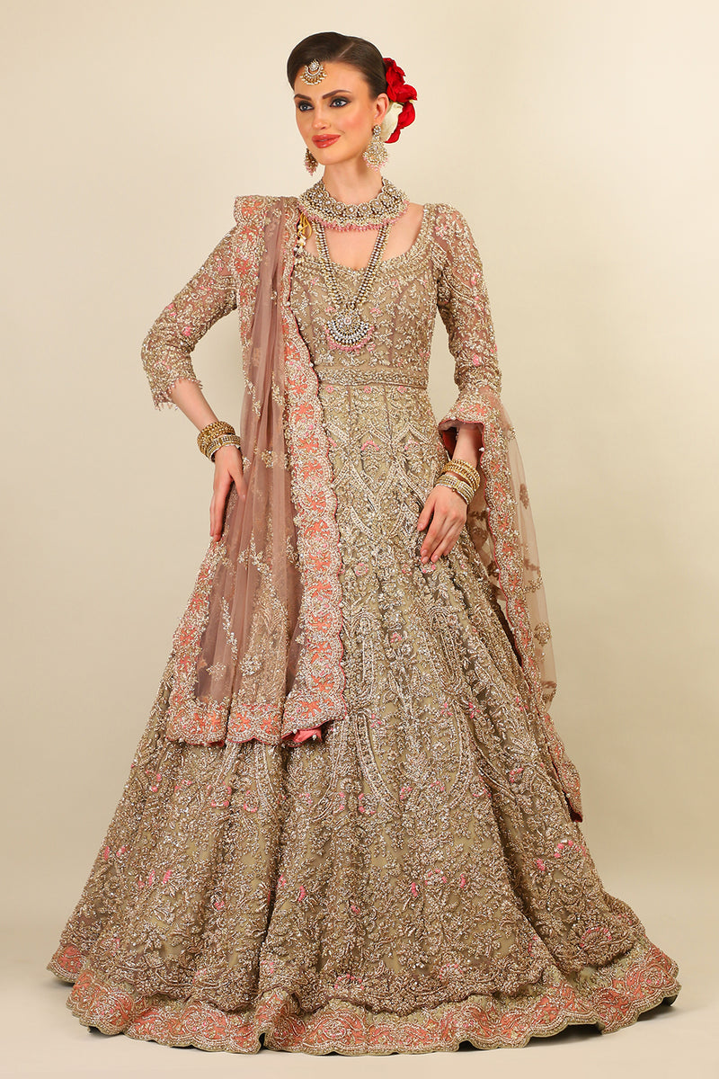 BRIDAL GOWN AND DUPATTA