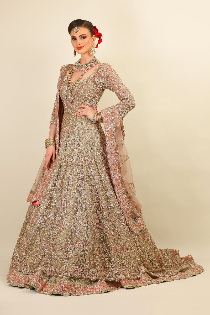 BRIDAL GOWN AND DUPATTA