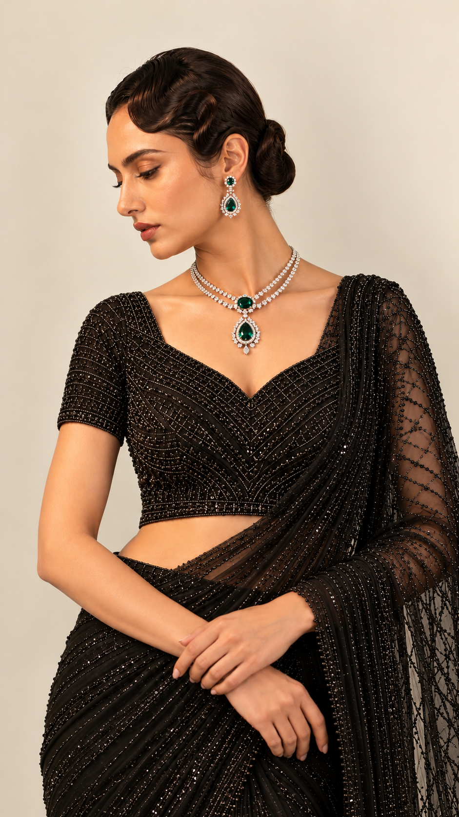 Siyah Noor Saree