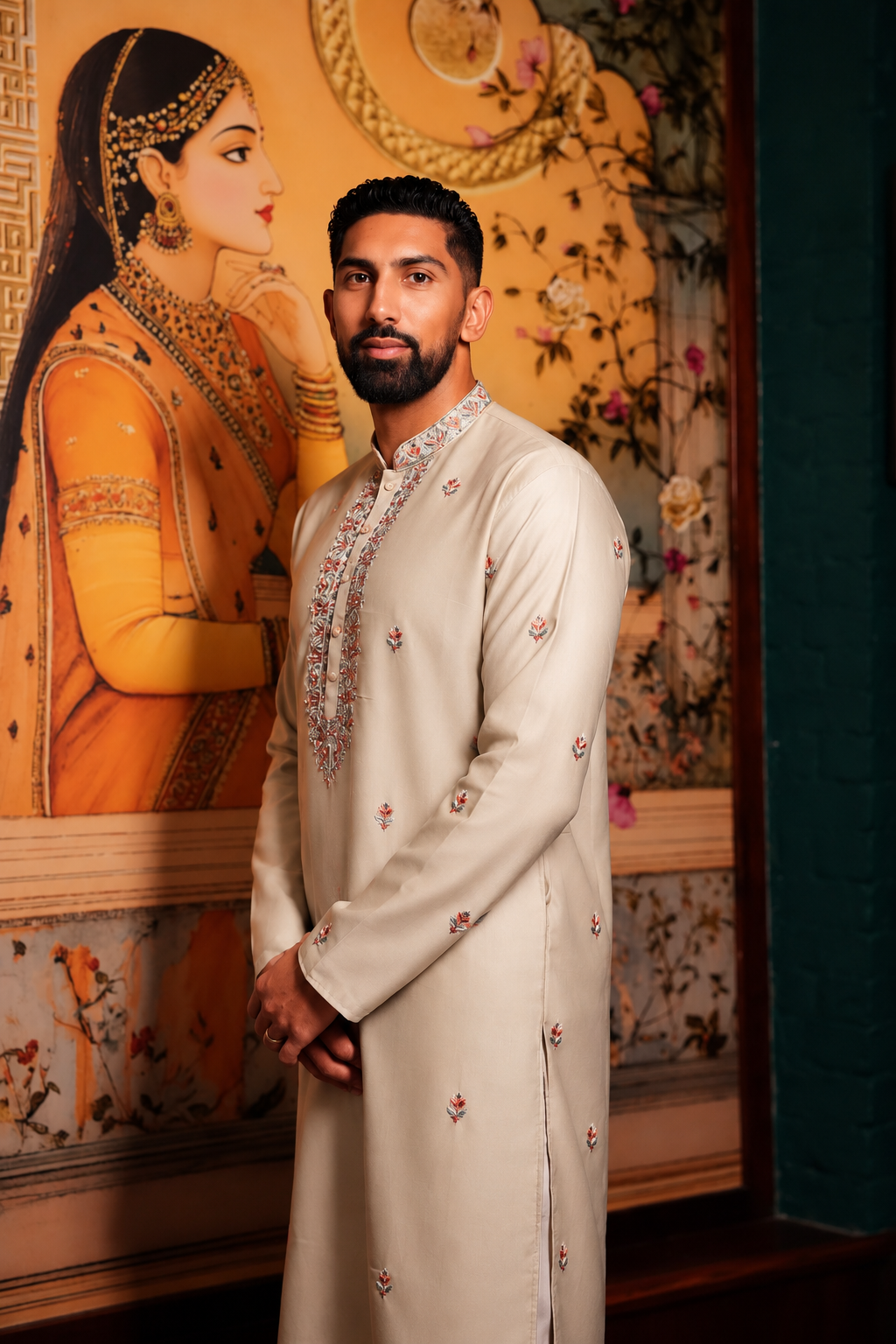 Elegant Mint Green Kurta Set