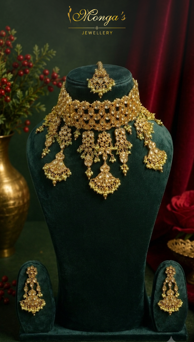 Svarna Veil Choker Set