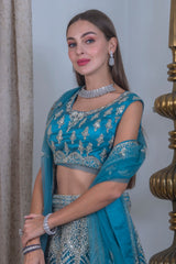 Turquoise Lehenga