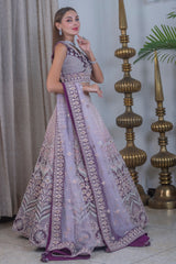 Baby pink and mauve Ombre Lehenga