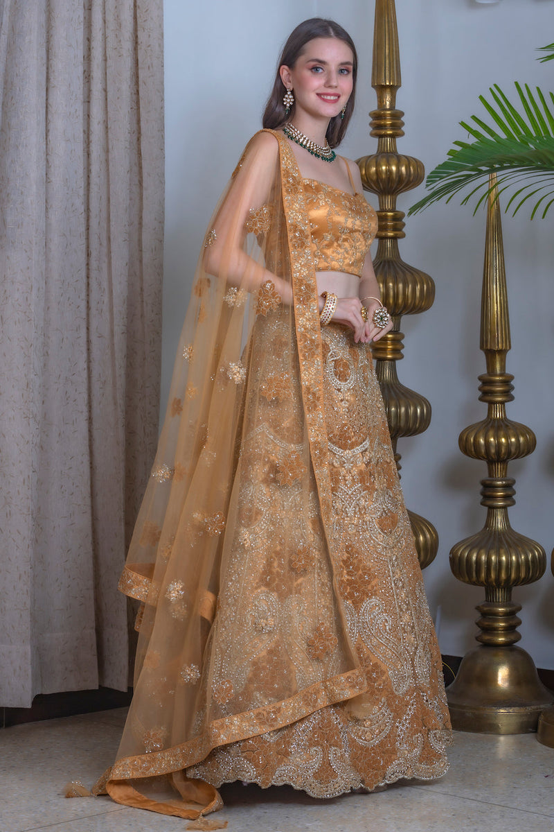 Golden Lehenga