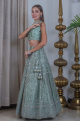 Mint Lehenga