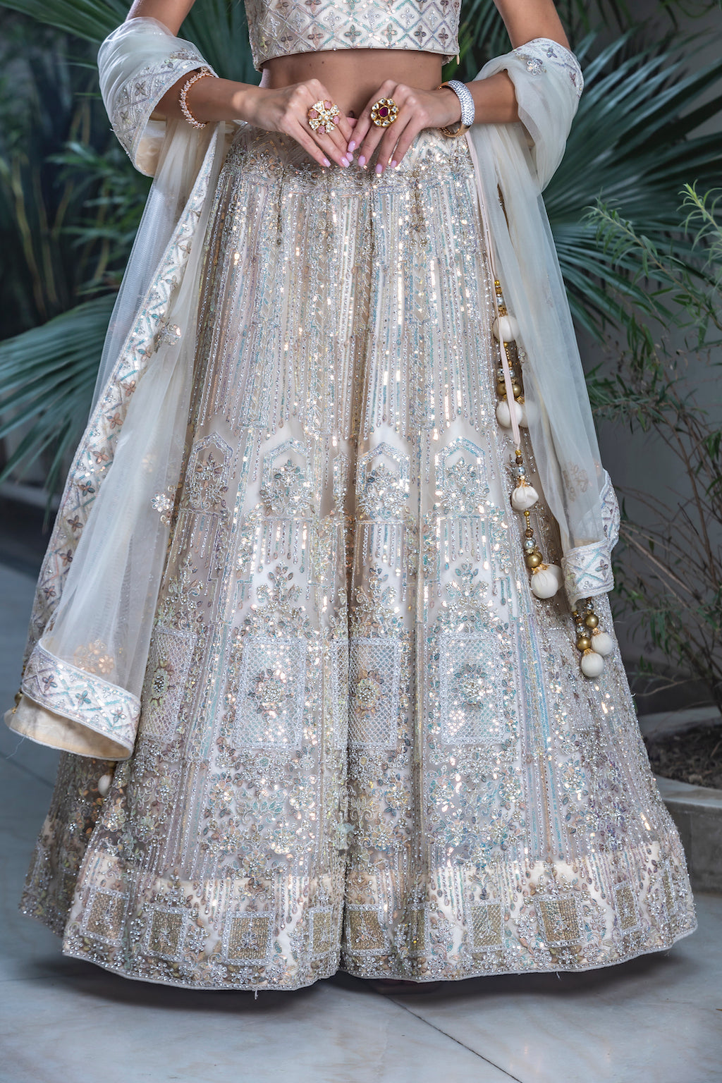 Ivory Lehenga