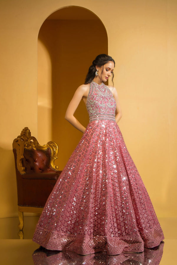 Party Wear Designer Gown Dress Indian with Dupatta | Party Wear New Dress