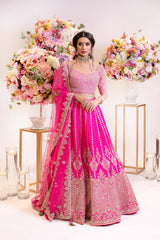 Bridal Fushia Pink Outfit