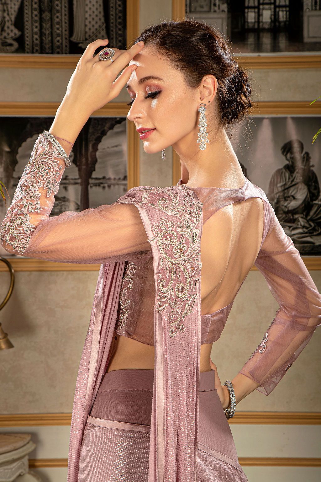 Stylish Drape Saree