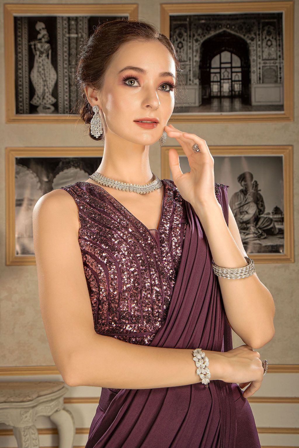 Stylish Drape Saree