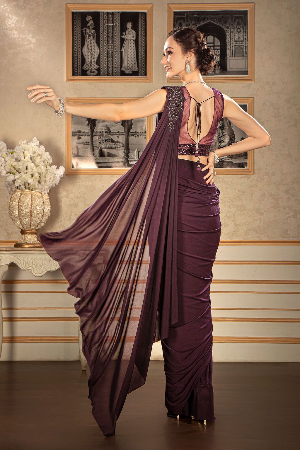 Stylish Drape Saree