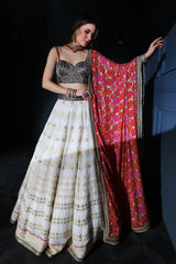 Banarsi Dupatta with Skirt and Top
