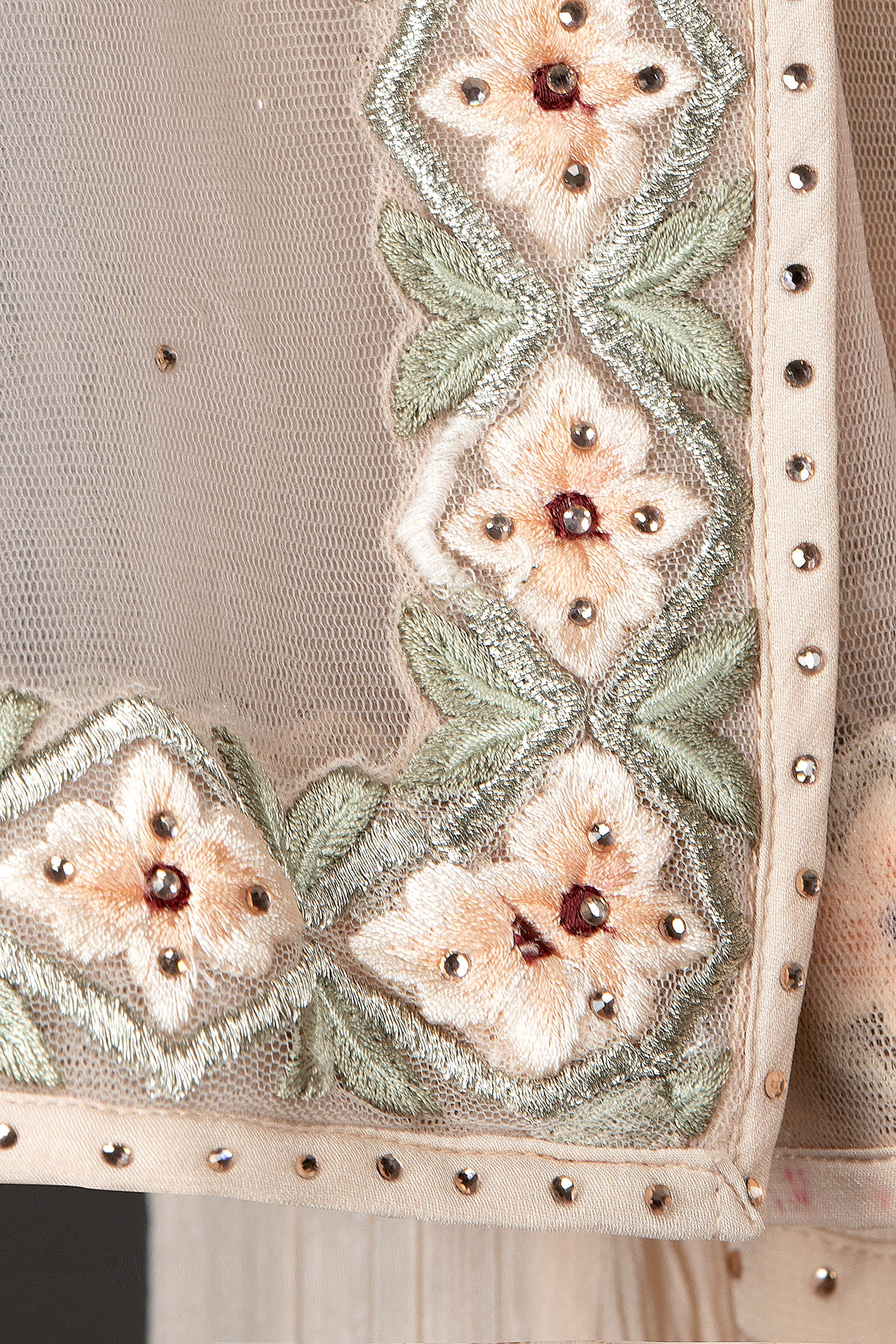 Peach Colour Kameez With Frill Sharara And Net Dupatta