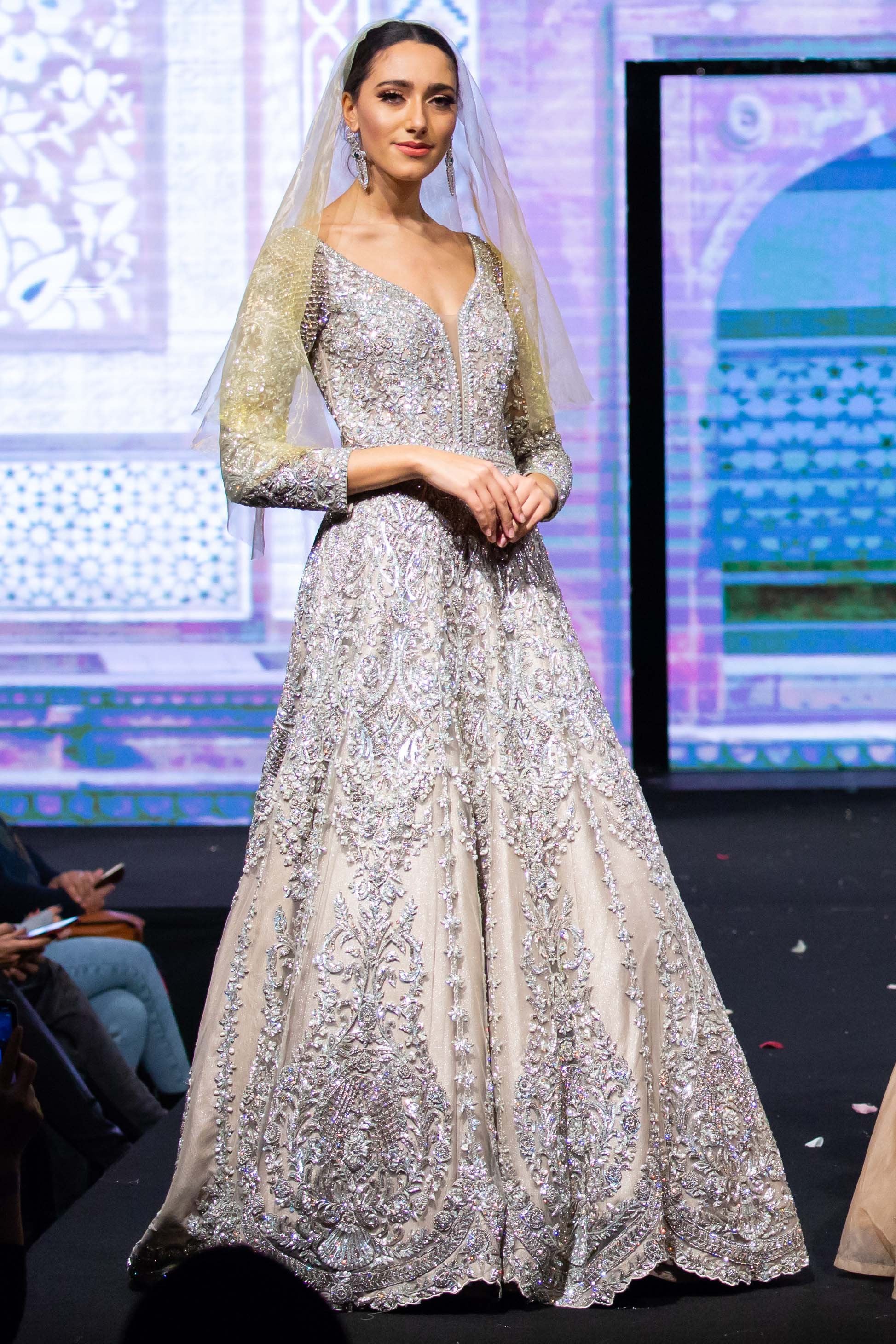 Bridal Reception Wear Gown 