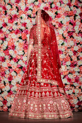 Traditional Red bridal Lehenga choli