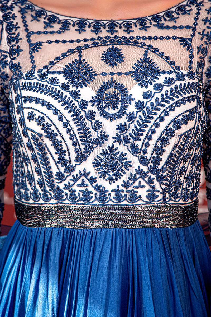 Beautiful ivory blue Dress 