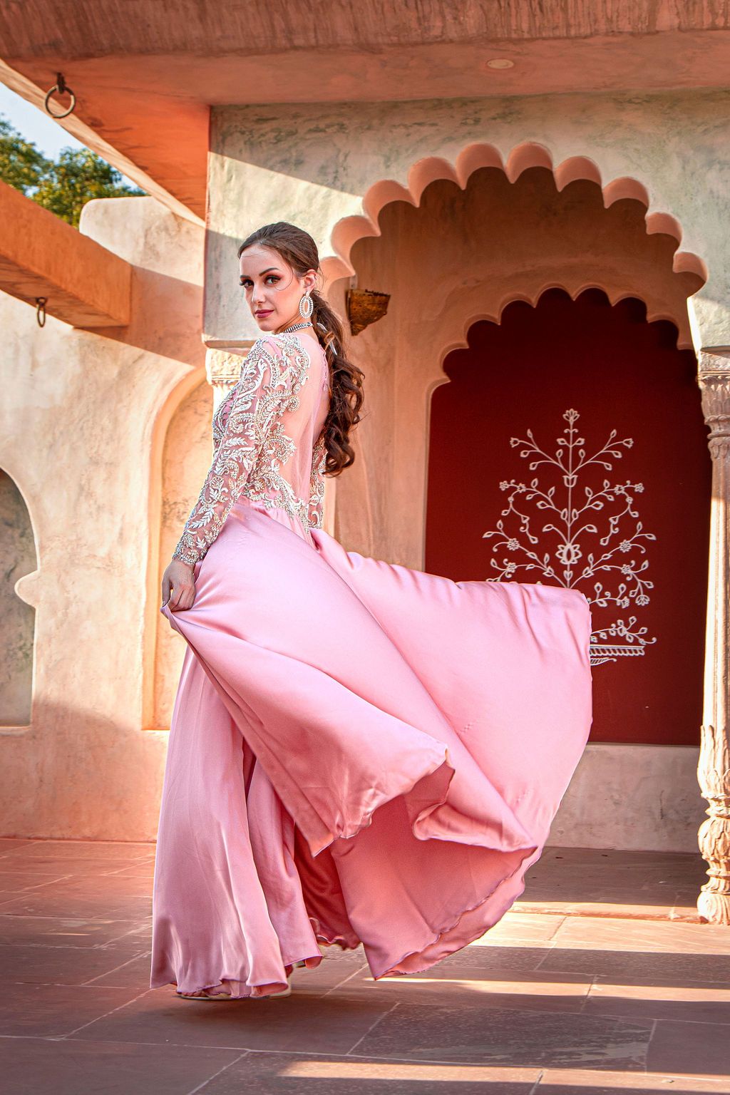 Beautiful Stylish Pink Dress 