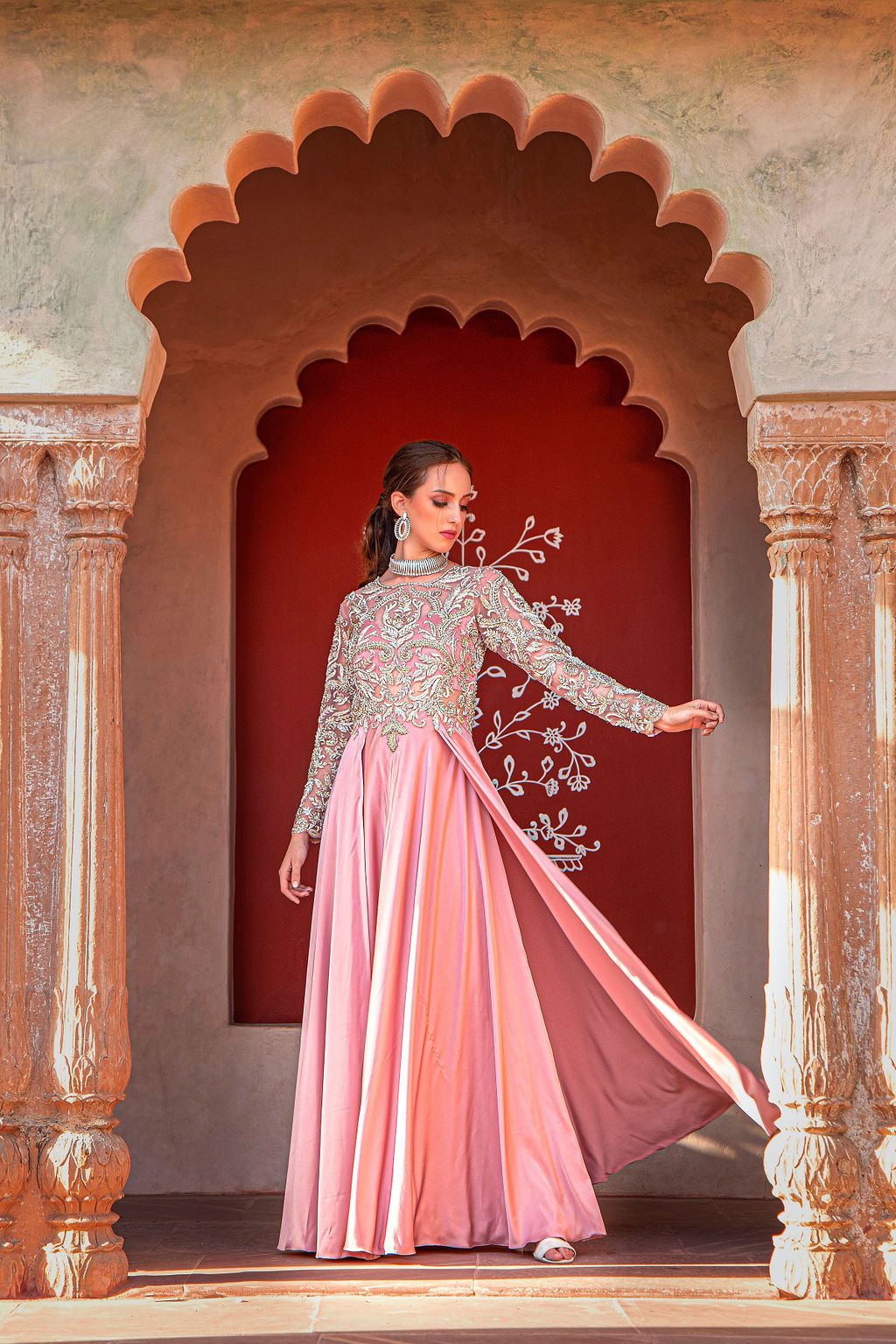 Beautiful Stylish Pink Dress 