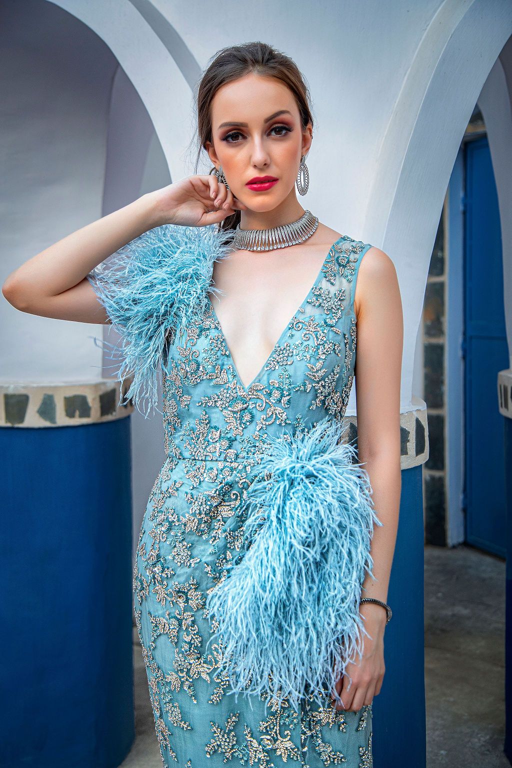 Modern Cut one piece dress