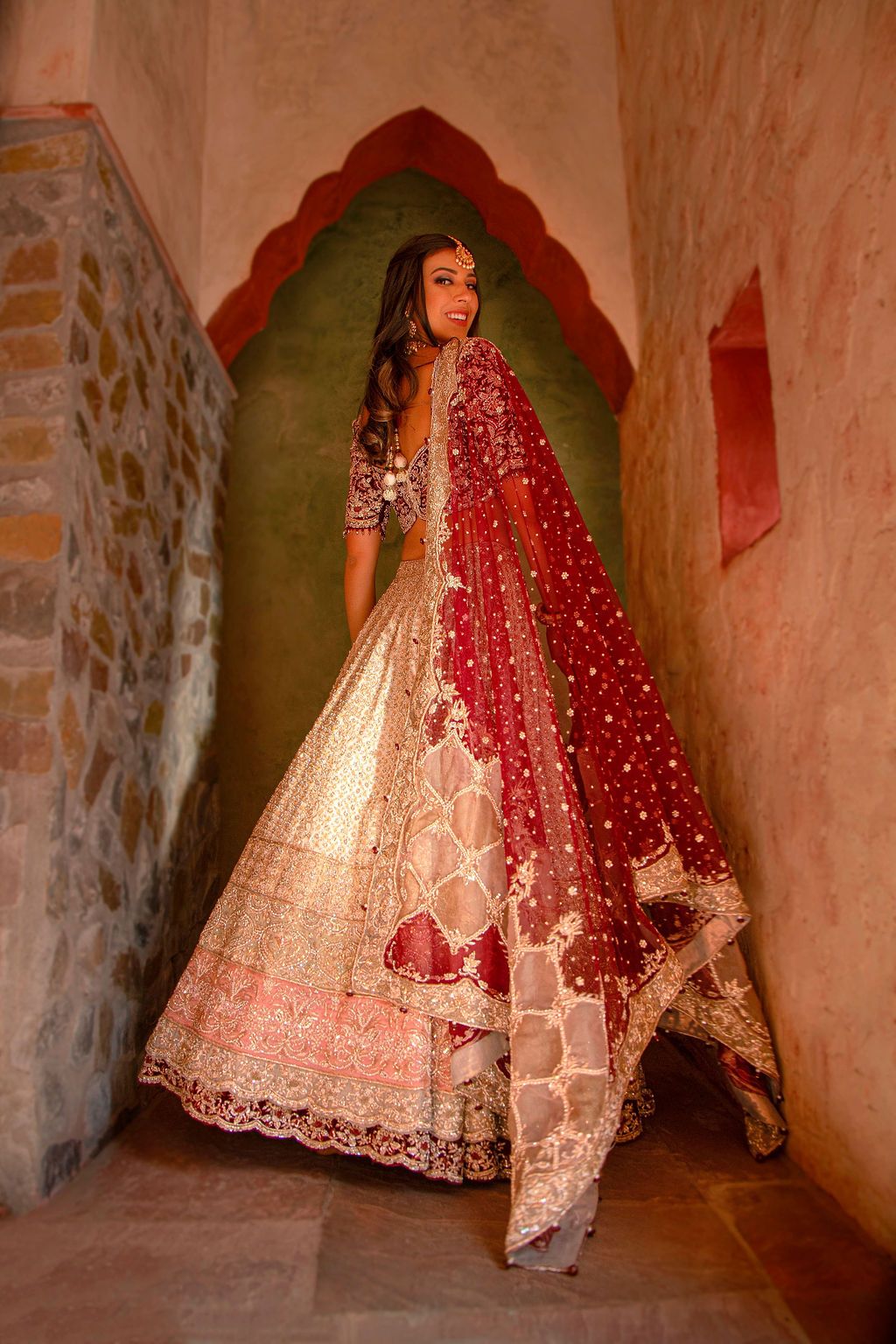 Bridal Kalidar bridal Lehenga